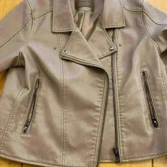 Anthropologie Womens Vegan leather jacket size L-XL NEW without tags BLANKNYC - Picture 6 of 13